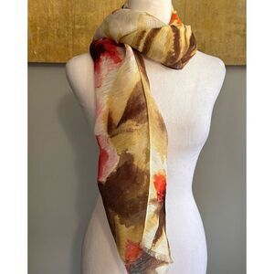 Lightweight Floral Scarf